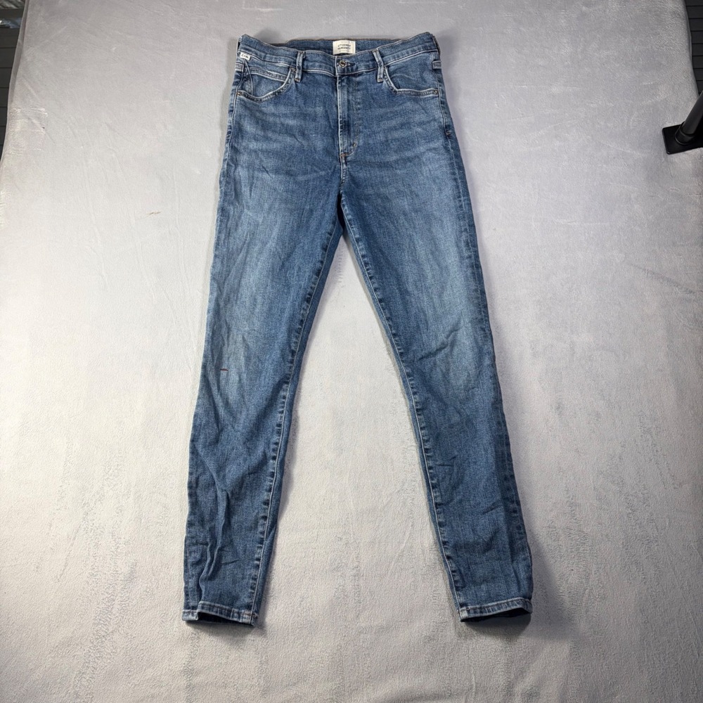 Citizens of Humanity Chrissy High Rise Skinny Jeans Blue Denim size 29